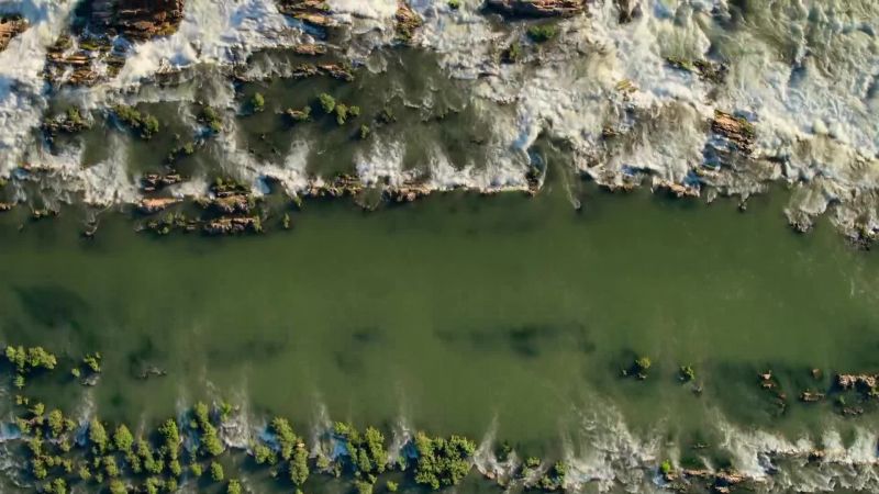 The Mekong River in Southeast Asia