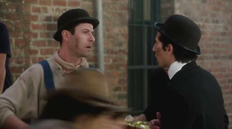 The men chatted, they haggled