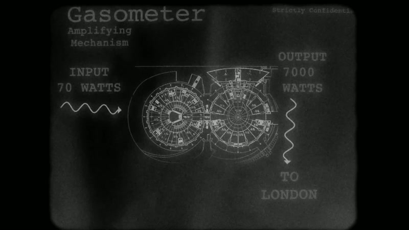 The metal superstructure magnifies