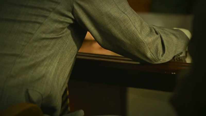 The moment that he would put on a suit