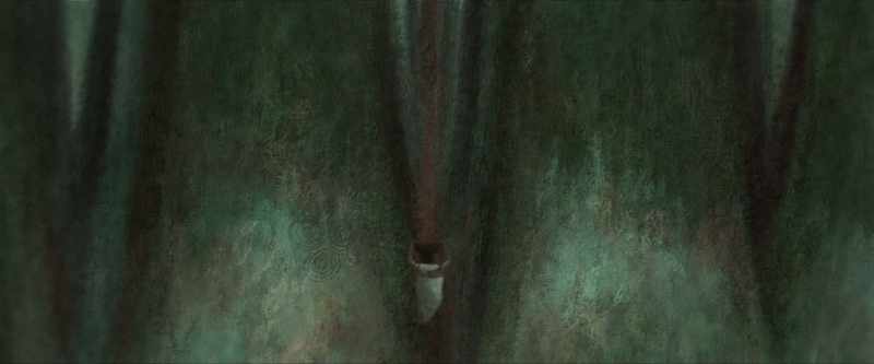 The Monk ventured into the forest