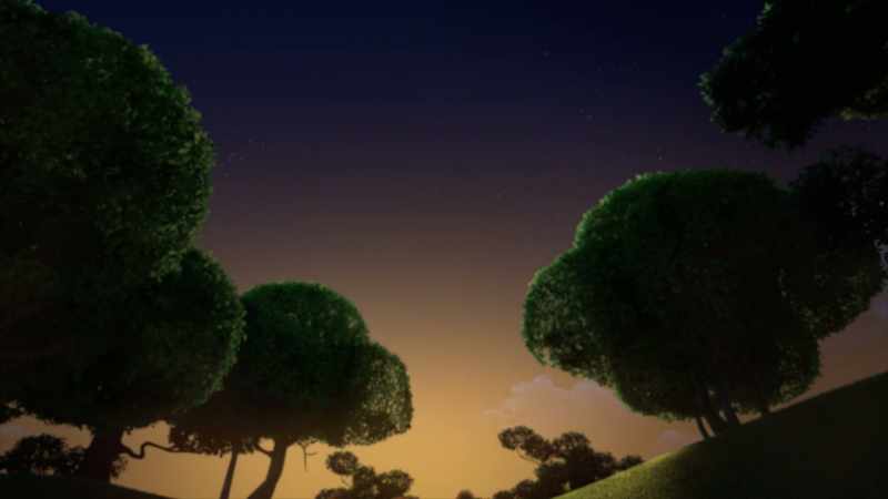 The moon's gone