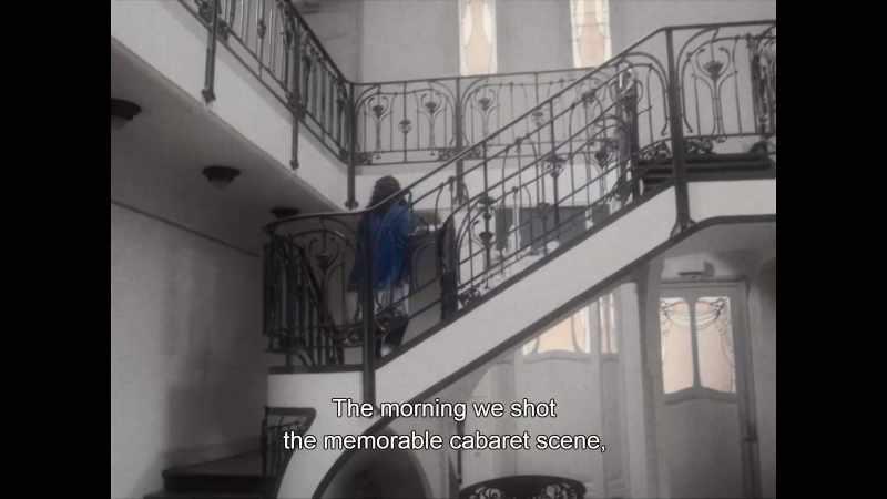 The morning we shot the memorable cabaret scene