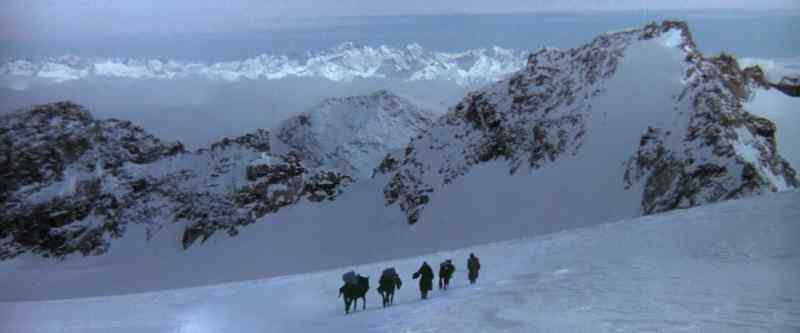 The mountains was tall and white…