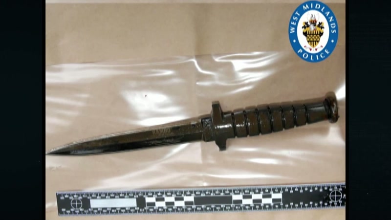 The murder weapon was later recovered
