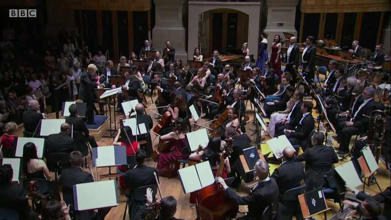 The music finished and they started applauding