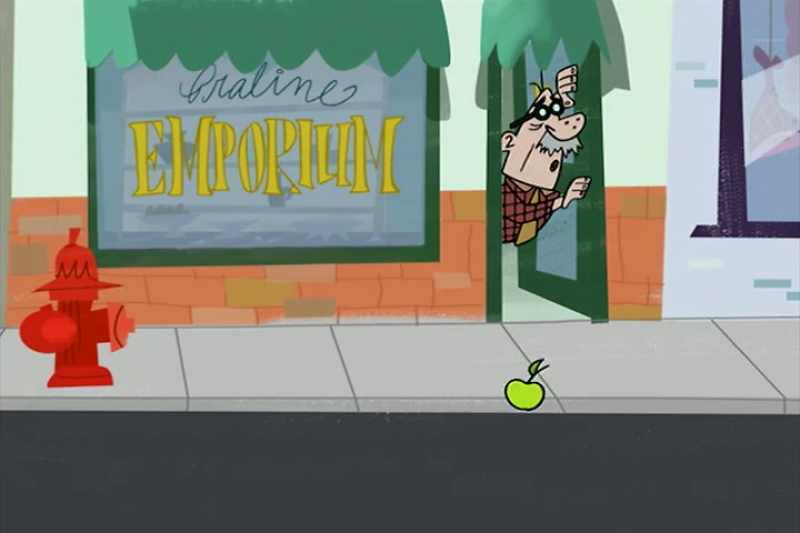 The mutant Monkey Boy is destroying our quaint, rustic town!