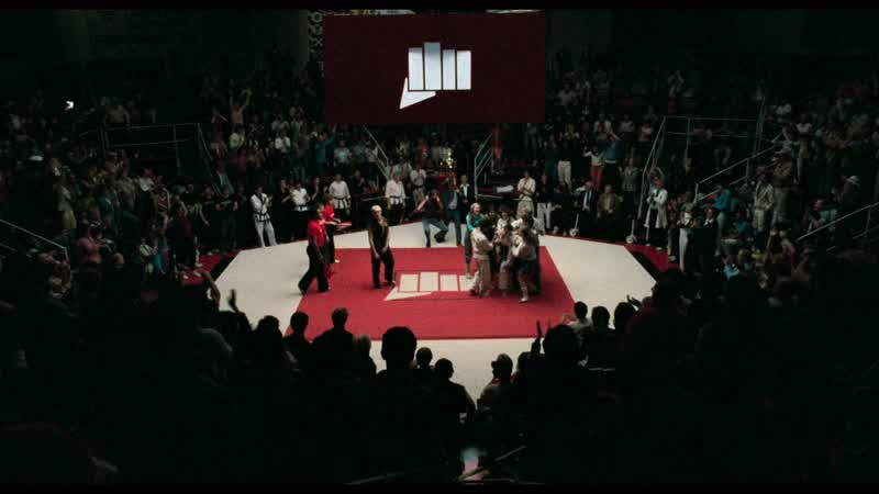 The new champion Daniel larussoYou're all right larussoGood match Thanks a lot