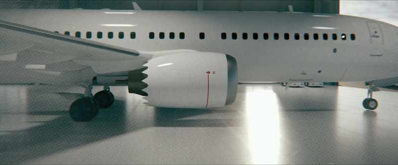 The new engines are so big that the air gets underneath