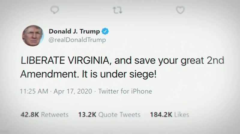 The next day, he began to tweet