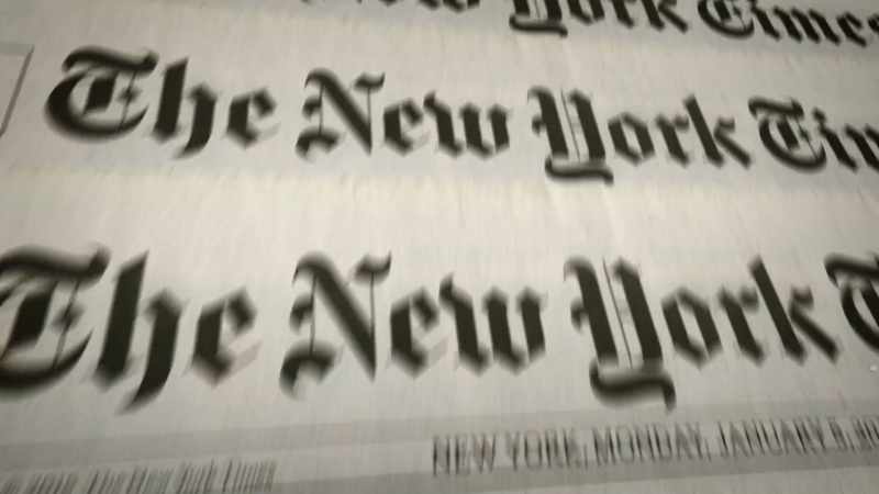 The next day, it ran in the paper