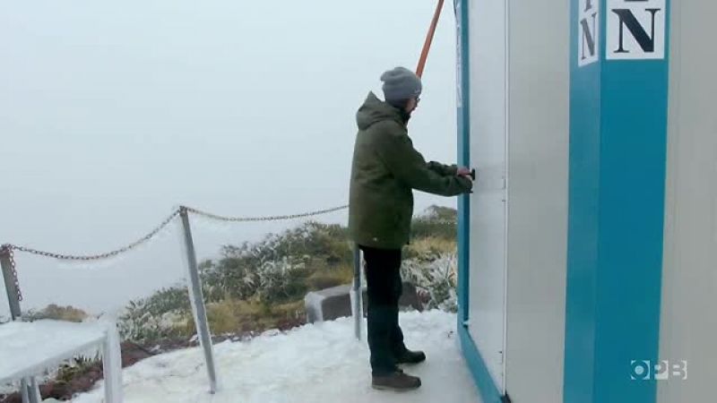 The next day, the team prepares for another attempt