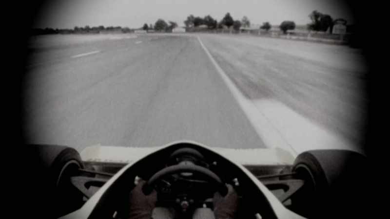The next lap, I was six seconds a lap faster