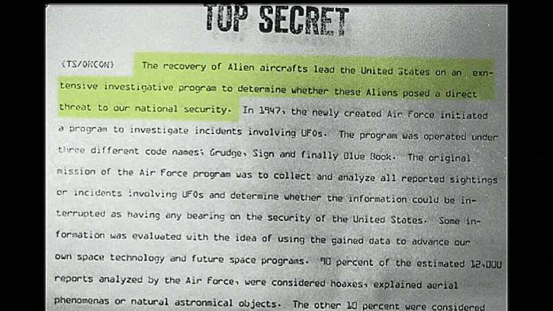 The next page, also classified TS/ORCON