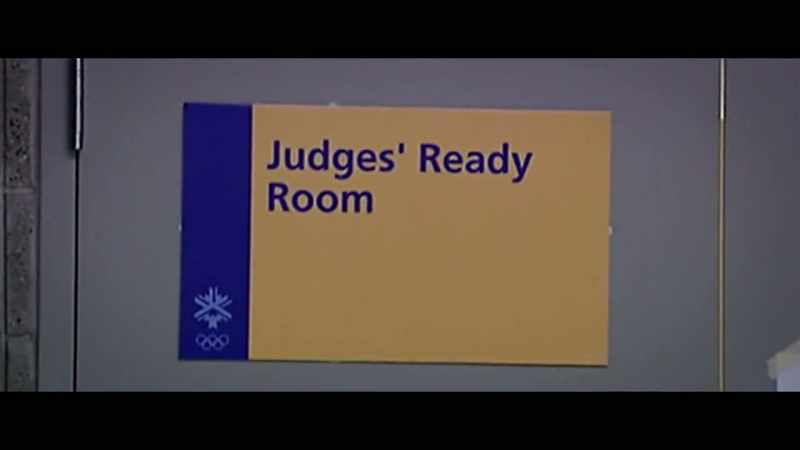 The nine judges have to meet with the referee