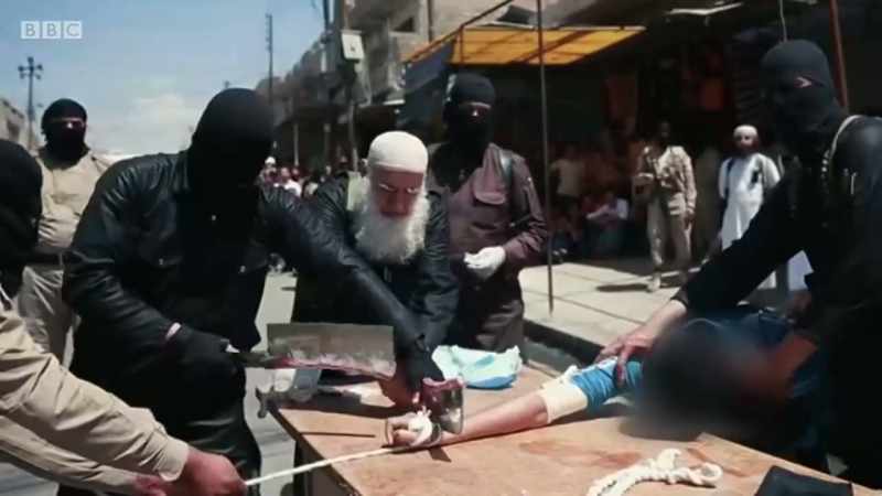 The normal day under Isis rule was hand cutting