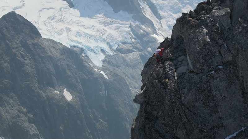 The north-west face looks imposing