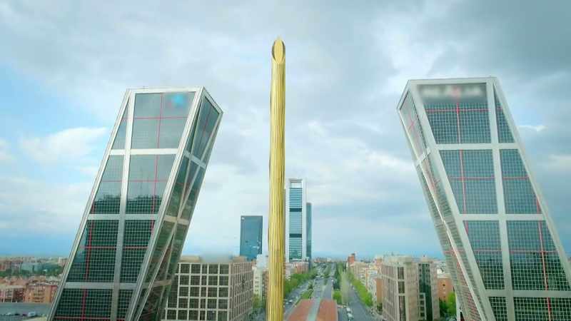 The obelisk was going to be like