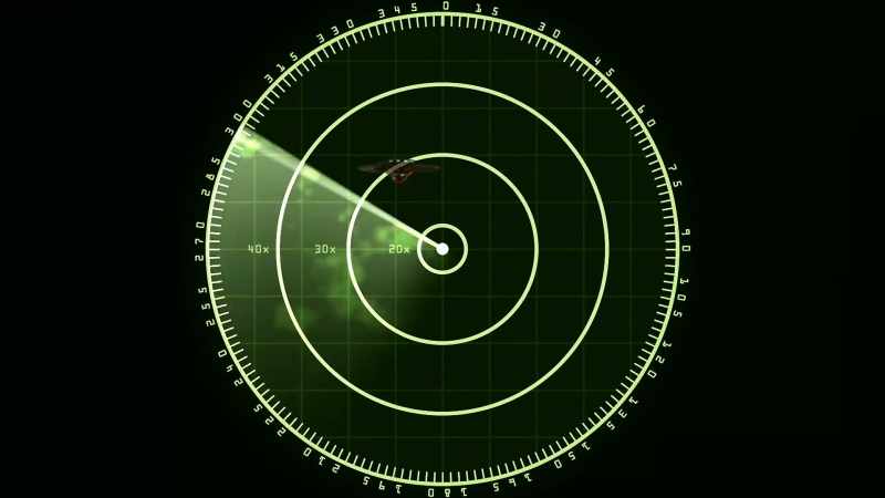 The objects were last detected by radar at 5:30 AM