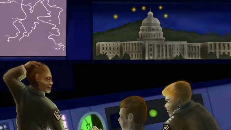 The objects were located 15 miles