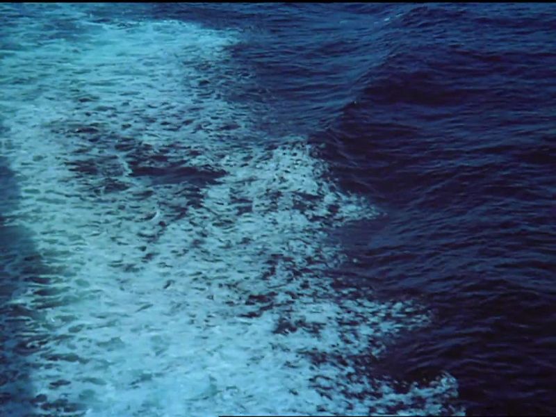 The ocean's very pretty, isn't it?