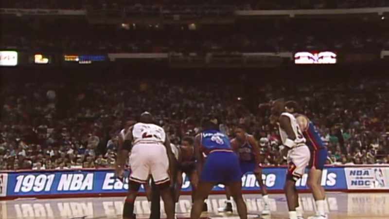 The opening tip. Game one
