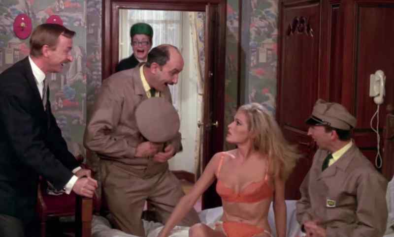 The orgy's in here!