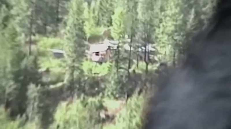 The other element was on the ground, closer to the cabin
