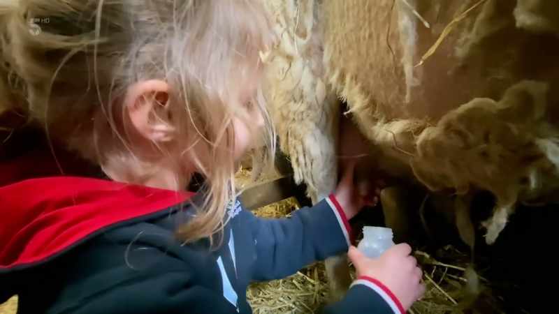 The other one's got a bit too much milk. Yeah!