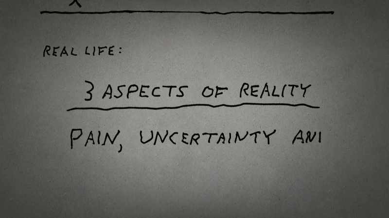 The pain will never go away. Uncertainty will never go away