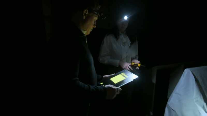 The paranormal puck is linked to an app on my tablet
