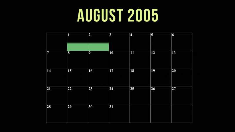 The park's last day open was August 21st, 2005