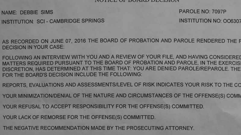 The parole board expects you