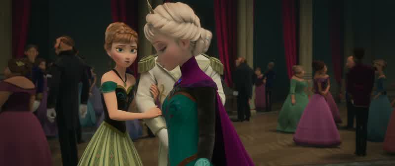 The party is over Close the gatesYes Your Majesty WhatElsa no no WaitGive me my gloveElsa please pleaseI can't live like this anymoreThen leaveWhat did I ever do to youEnough AnnaNo why Why do you