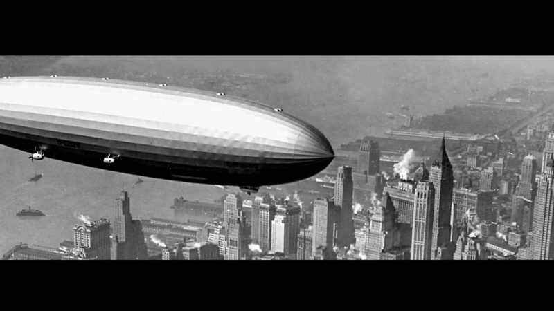 The passengers would then exit the air ship