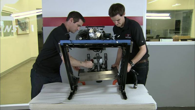 THE PEDAL ASSEMBLY IS INSTALLED