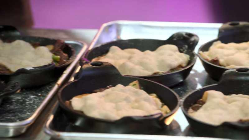The pie crust ends up turning into, like, raw biscuit dough