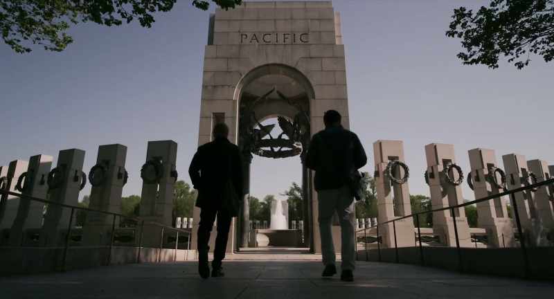 The pillars represent the states
