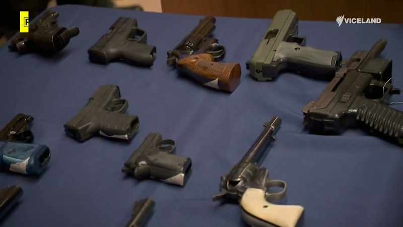 The pistol is a gun that can be deployed quickly