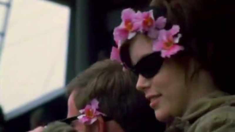 The policemen all had orchids