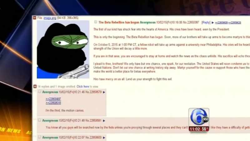 The post on 4chan