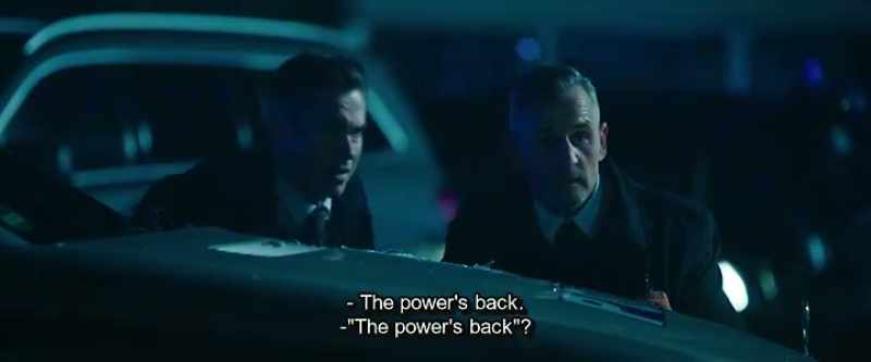 The power's back. - 