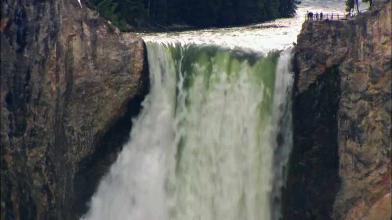 The precipice of Upper Falls marks