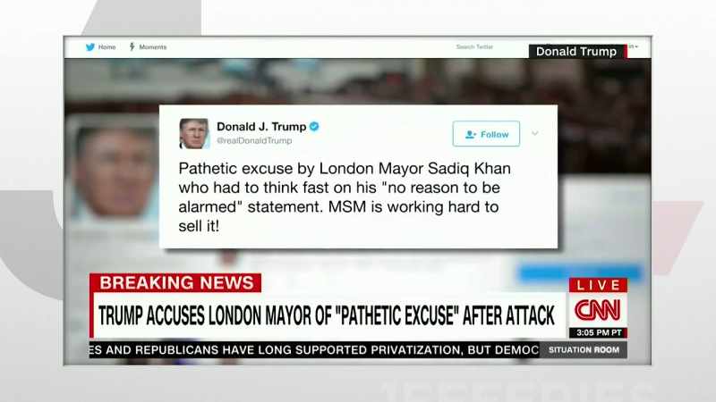 >> THE PRESIDENT TOOK TO TWITTER