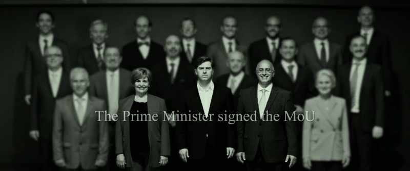The Prime Minister signed the MoU
