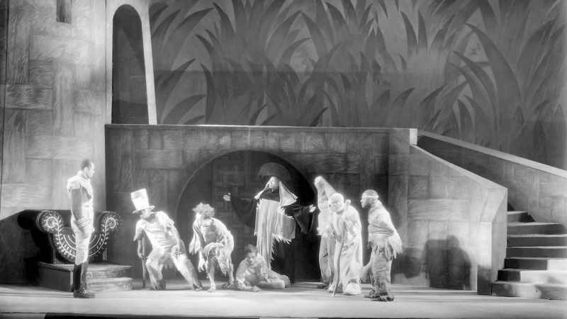 The production was conceived, visually