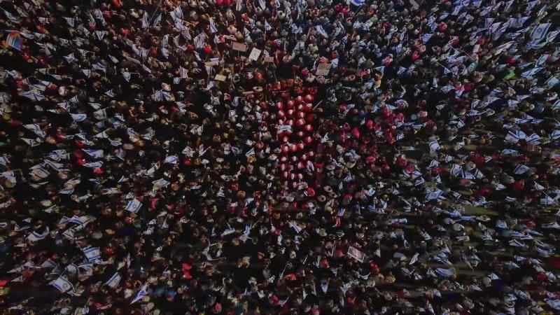 The public response was the most massive demonstration that we had seen ever, on any issue