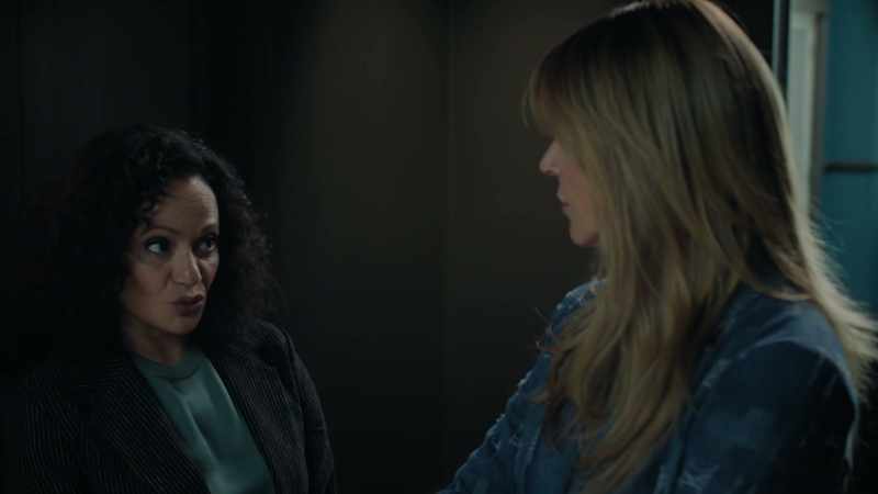 The question is, did Elaine push Sam so hard