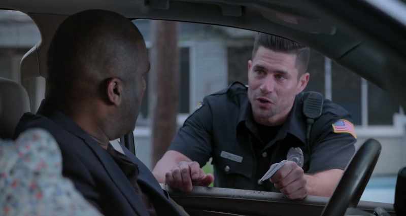 The reason I pulled you over back there is 'cause you swerved