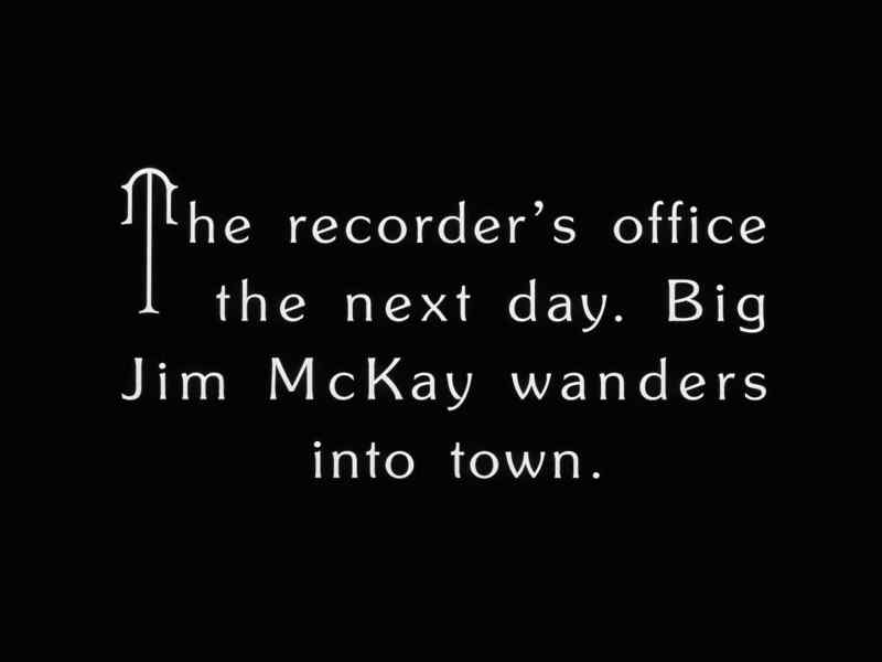 The recorder's office the next day